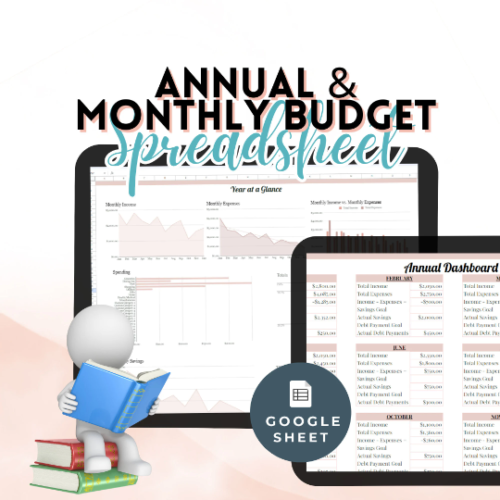 Simple Annual Budget Template Weekly Monthly And Annual Budget Monthly Family Budget Template Monthly Household Budget Template Google Sheet