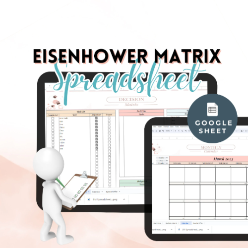 Eisenhower Decision Matrix Template Matrix Organization Template Printable Eisenhouwer Decsion Matrix Template Google Sheets